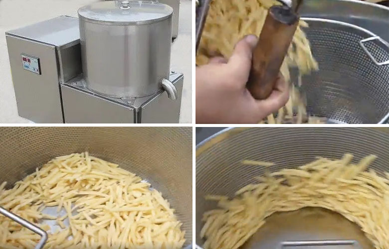 Potato chip dehydrator test machine